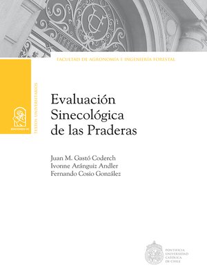 cover image of Evaluación Sinecológica de las Praderas
